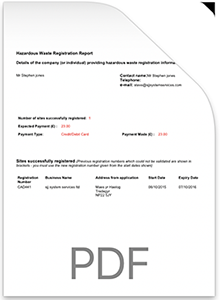 Waste Carrier Licence