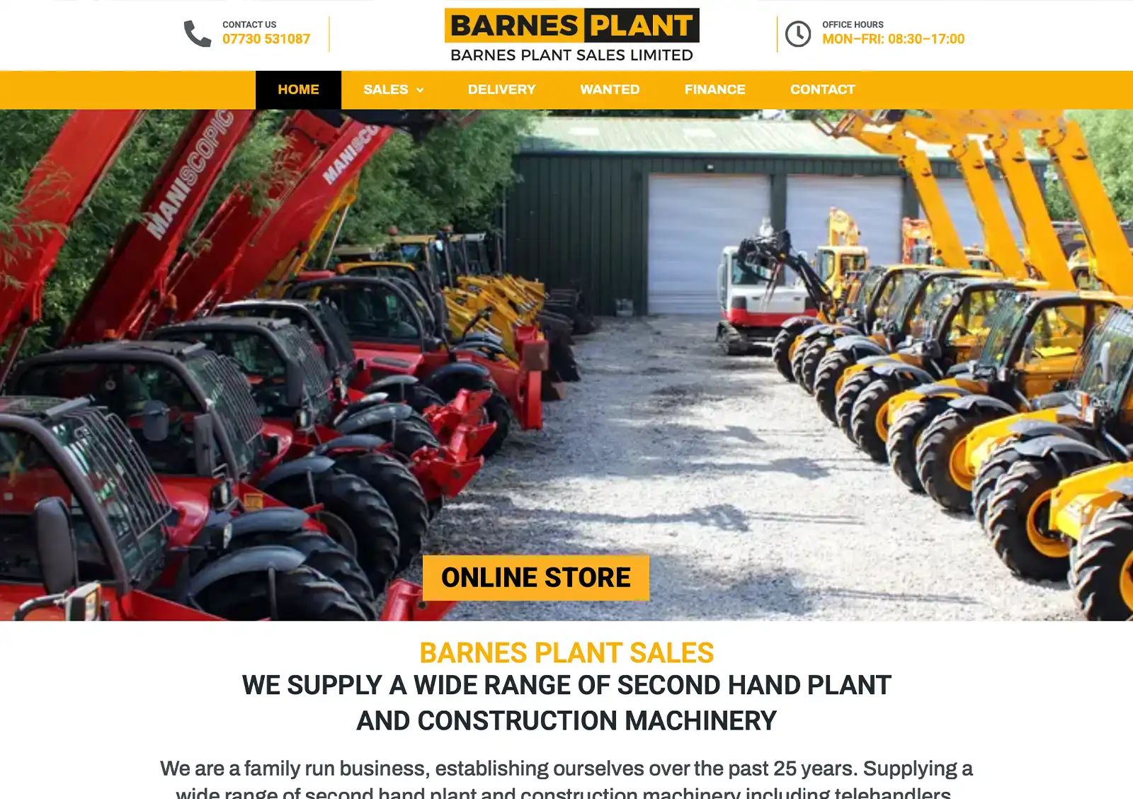 Barnes Plant Website